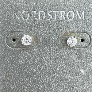 Diamond stud earrings / nickel Free CZ, Nordstrom